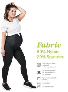 Pregnancy OTB Leggings Black VFinal9