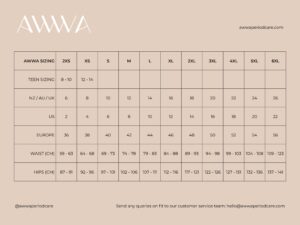 New Size Guide Jpg For Retailers (sep 2021)